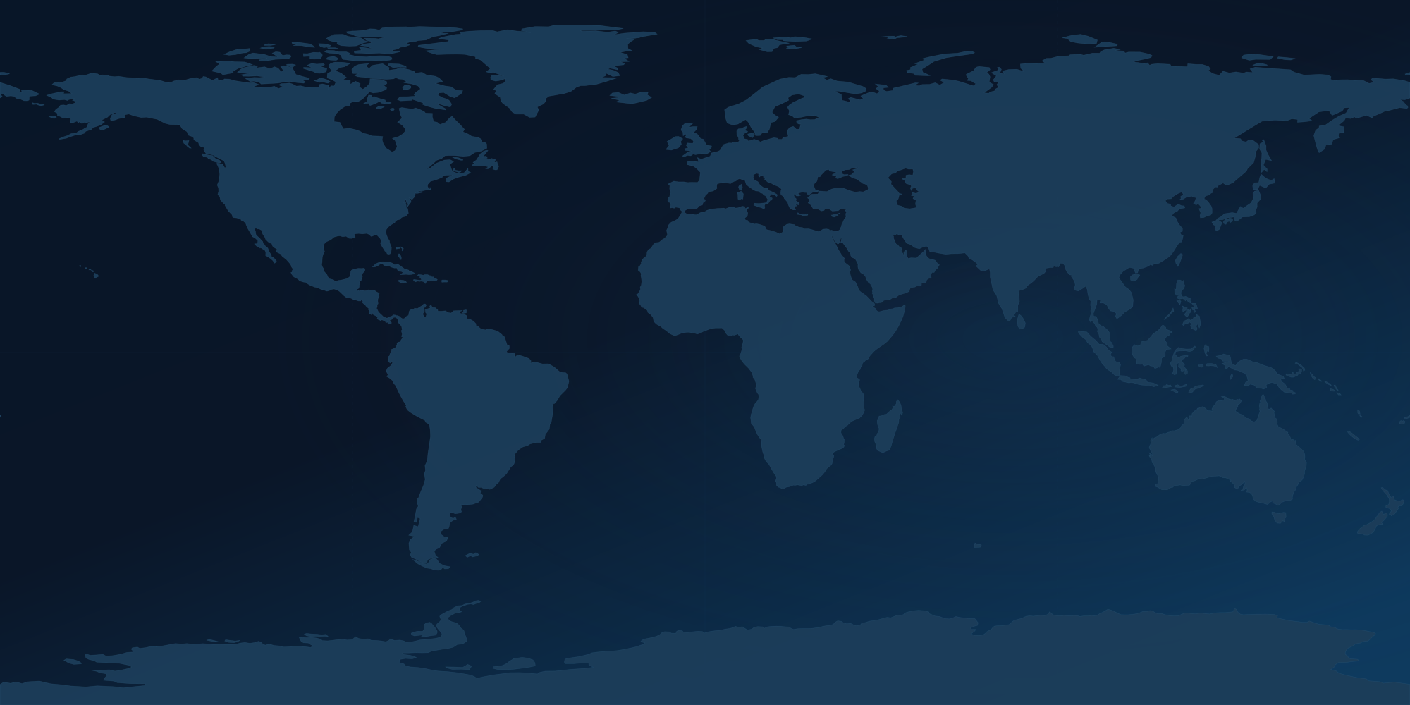 World map showing global office locations and shipping corridors